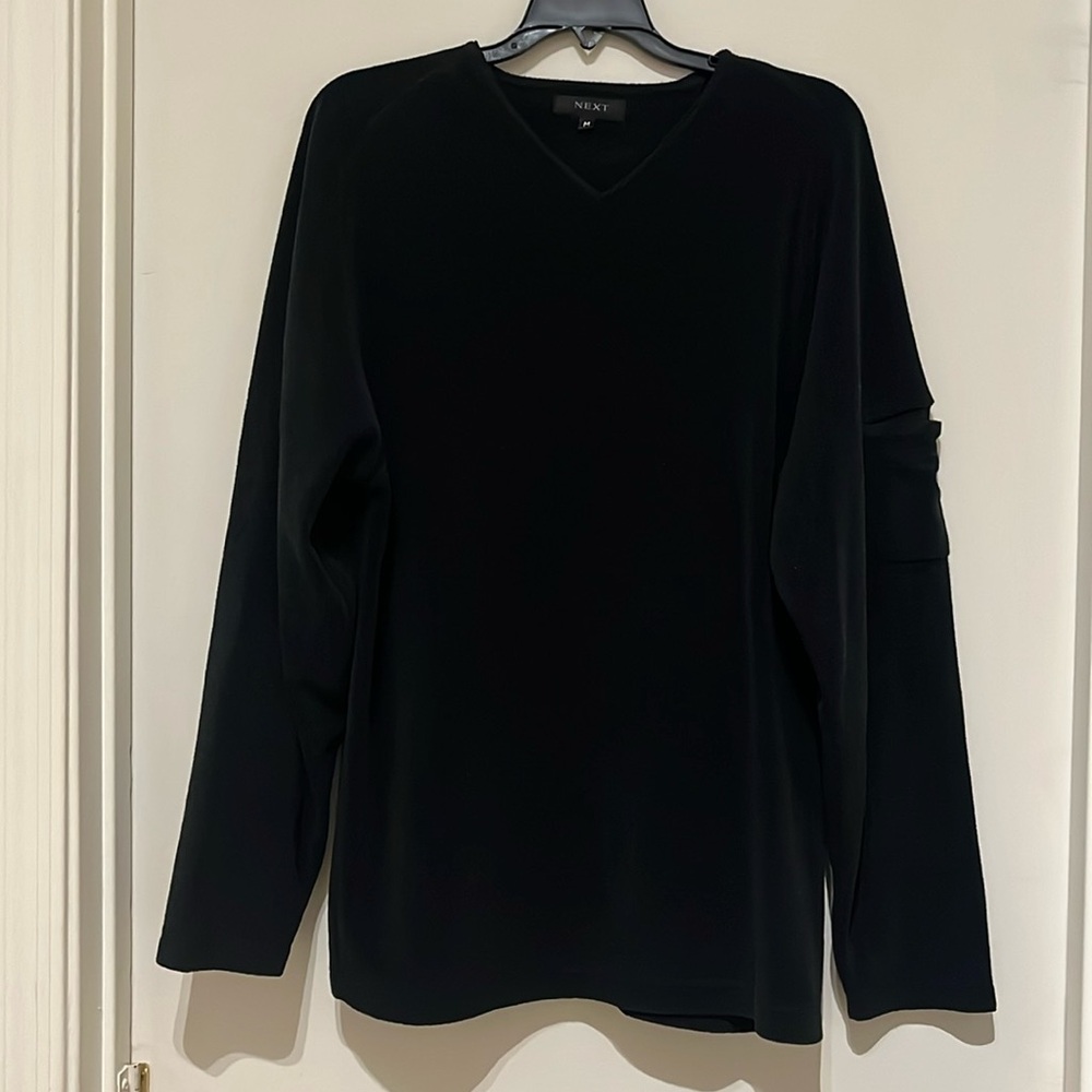 NEXT V-Neck Long Sleeve Black Medium